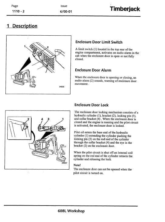 Timberjack 608L Feller Buncher Service Repair Manual Timberjack 608L Feller Buncher Service Repair Manual - Image 2
