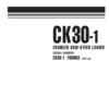 Komatsu CK30-1 Skid Steer Loader Service Manual