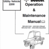 Bobcat 2200, 2200S, 2300 Utility Vehicle Service Manual
