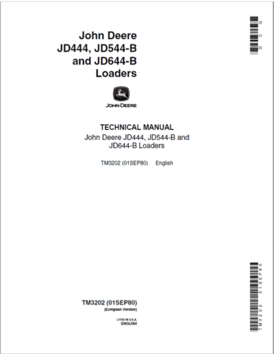 John Deere 644B Loader Repair Technical Manual - Image 2