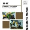 Gehl GE 383Z Excavator Repair Service Manual