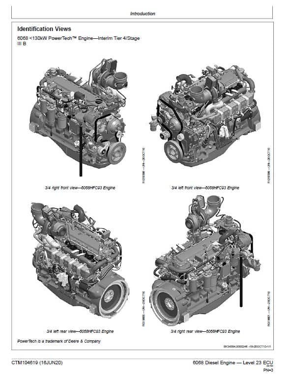 John Deere 6068 Diesel Engine Level 23 ECU Repair Service Manual John Deere 6068 Diesel Engine Level 23 ECU Repair Service Manual - Image 2