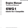Hitachi 6WG1 Engine Service Repair Manual (ETJBA-EN, EWJBA-EN)