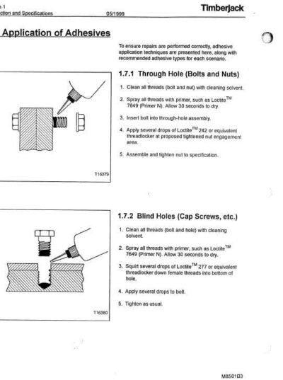 Timberjack 850, 950 Feller Bunchers Repair Manual - Image 2