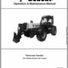 Bobcat T35.130 T35.140S HANDLER Telescopic Repair Manual