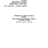 John Deere 325SL Backhoe Loader Repair Services Manual