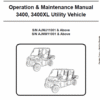 Bobcat 3400, 3400XL Utility Vehicle Service Repair Manual