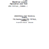 John Deere 325SL Backhoe Loader Repair Technical Manual (S.N C390996 – )