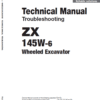 Hitachi ZX145W-6 Excavator Service Repair Manual