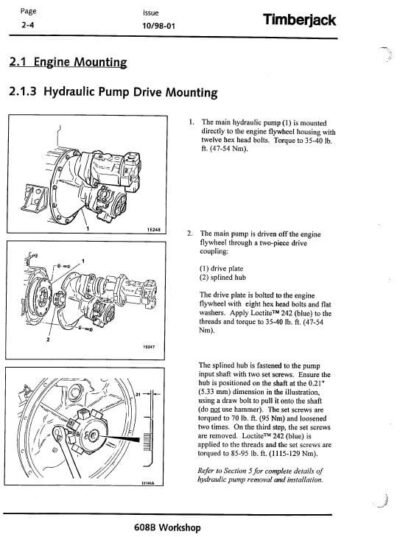 Timberjack 608B Carriers Service Repair Manual - Image 2