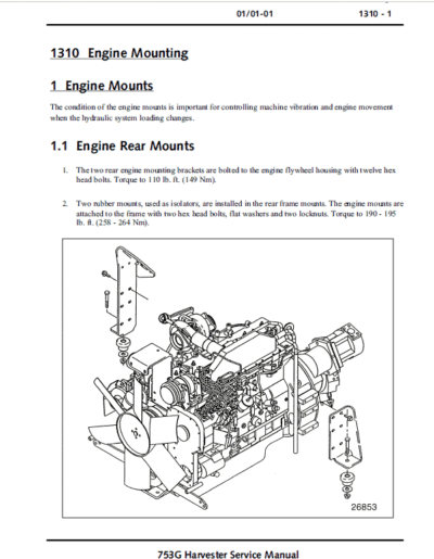 John Deere 753G Tracked Harvester Repair Service Manual - Image 3