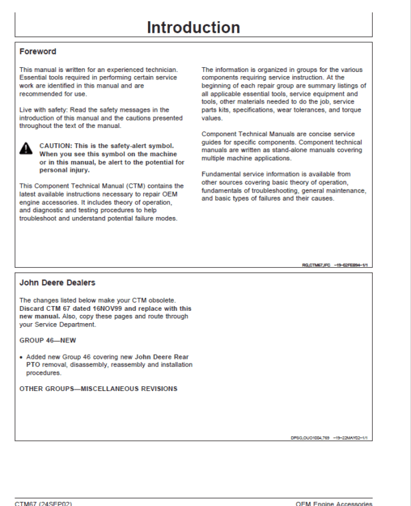 John Deere OEM Engine Accessories Service Repair Manual John Deere OEM Engine Accessories Service Repair Manual - Image 2