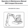 Bobcat E50 Compact Excavator Repair Service Manual