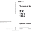 Hitachi ZX17U-6, ZX19U-6 Mini Excavator Service Repair Manual