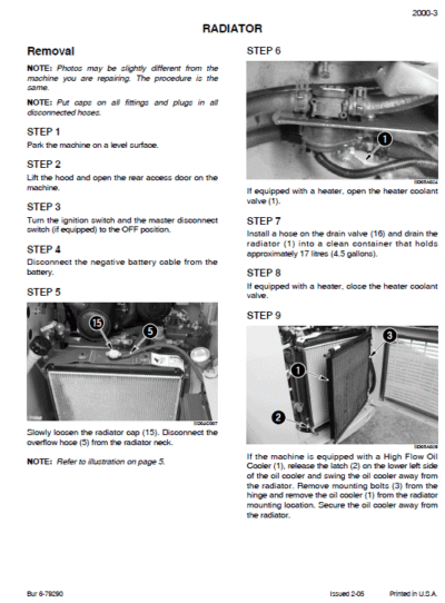Case 430 440 Skid Steer & 440ct Compact Track Loader Service Repair Manual - Image 2