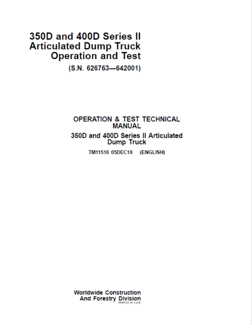 Bobcat 323 Compact Excavator Service Manual