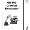 Gehl GE 802 Crawler Excavator Repair Service Manual