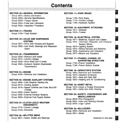 John Deere 750B, 850B Crawler Repair Technical Manual (TM1476)