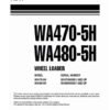 Komatsu WA470-5H Wheel Loader Service Repair Manual