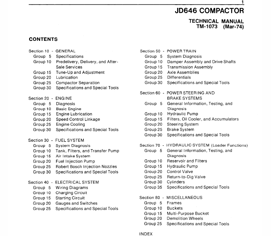 John Deere 646 Compactor Service Manual John Deere 646 Compactor Service Manual - Image 3