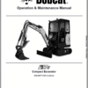 Bobcat E17Z Excavator Repair Service Manual