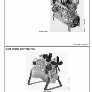 John Deere 300 Series Type 3179, 4239, 6359, 4276, 6414 Engines Manual (CTM4)