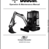 Bobcat E19 Excavator Repair Service Manual