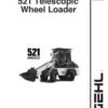 Gehl 521T Wheel Loader Operators and Parts Manual