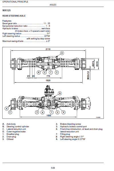 Case WX95 WX125 Tier 3 Excavator Repair Manual - Image 3