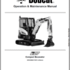 Bobcat E27 Excavator Repair Service Manual