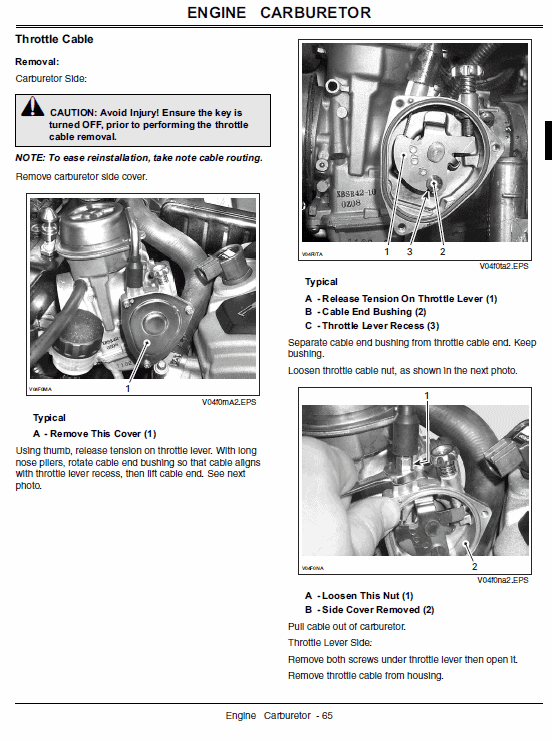 John Deere ATV 500, ATV 650, ATV 650EX, ATV 650EXT Trail Buck Utility Manual John Deere ATV 500, ATV 650, ATV 650EX, ATV 650EXT Trail Buck Utility Manual - Image 2