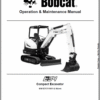 Bobcat E34 Excavator Repair Service Manual
