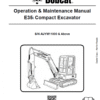 Bobcat E35i Excavator Repair Service Manual