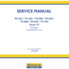 New Holland T9.600, T9.645, T9.700 Tractor Service Manual