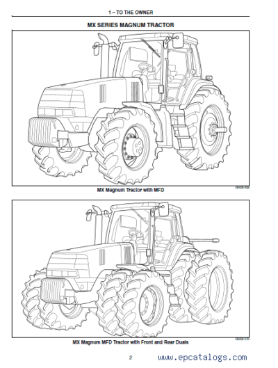 CASE IH MX210 MX230 Magnum Tractor Service Manual - Image 3