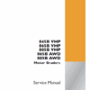 Case Graders 845B 845B DHP 865B AWD Repair Manual