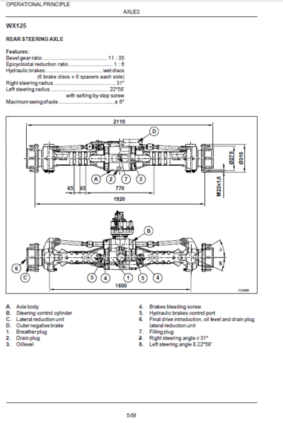 Case Wx95 Wx125 Wheel Service Repair Manual - Image 3