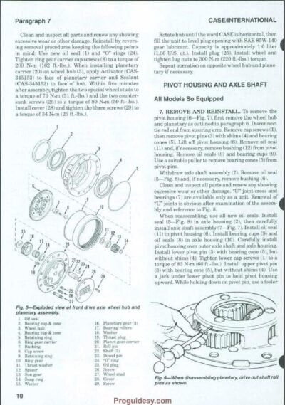 Case 5120 5140 Service Repair Manual - Image 3