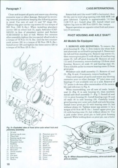IH Case 5120 5130 5140 Tractor Service Repair Manual - Image 3