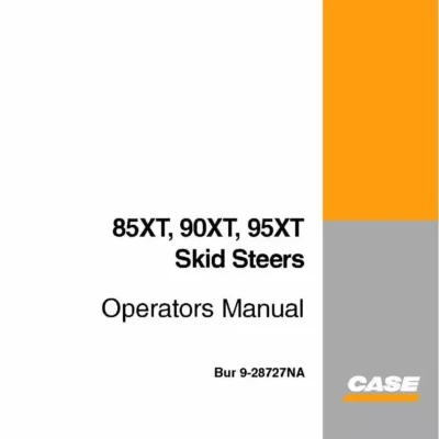 Case 85xt 90xt 95xt Skid Steer Loader Operators Owner Instruction Manual