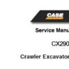 Case Cx290b Crawler Engine System Service Repair Manual