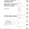 John Deere 250 FMG OSA Forwarders Parts Catalog Manual