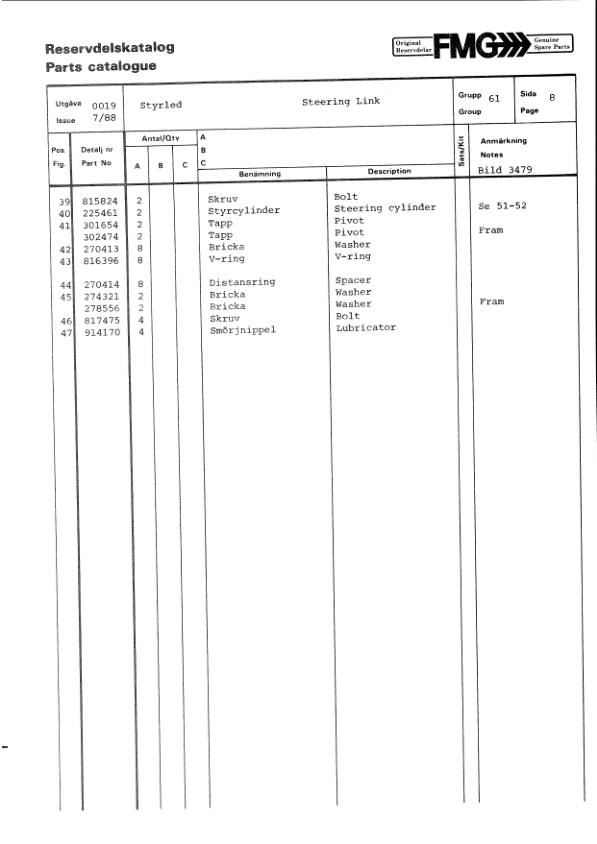 John Deere 250 FMG OSA Forwarders Parts Catalog Manual John Deere 250 FMG OSA Forwarders Parts Catalog Manual - Image 3
