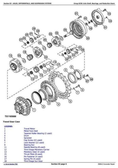 John Deere 350GLC Repair Service Manual - Image 2