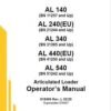 Gehl AL 140 Articulated Loader Repair Service Manual