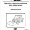 Bobcat 3650 Toolcat Utility Vehicle Service Repair Manual