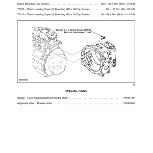 New Holland T1510, T1520 Tractor Service Manual New Holland T1510, T1520 Tractor Service Manual - Image 3