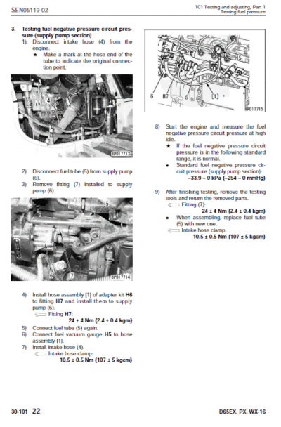 Komatsu D65WX 17 1001 up Workshop Service Manual - Image 3
