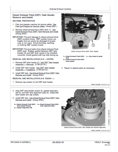 John Deere 160GLC Excavator Repair Service Manual TM - Image 3