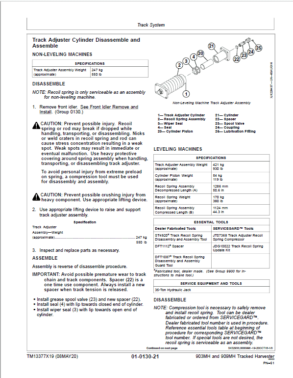 John Deere 909MH Harvester Repair Manual John Deere 909MH Harvester Repair Manual - Image 3